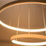 Pendente LED Montreal 2 Aros 40W 3000K Bivolt Ø50cm+Ø30cm - Quality QPD1301 Cores