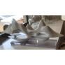 Escultura Formas Abstratas Base Translucida 28x70x12 -