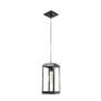 Pendente em Alumínio e Vidro Preto 1xE27 28 cm Linha Shine - Ideal 781VT-PT - Capa - Decor Lumen