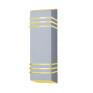 Arandela Branca Alumínio e Vidro 2xE27 Linha Flash 10x37cm - Ideal 987-BR - Capa - Decor Lumen