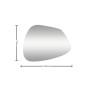 Espelho Prata Decorativo Ara Forma orgânica 77cm- Fuzimoto-Padrão medidas-Decor Lumen 