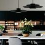 Pendente TULE preto Aluminio Ø50cm 1xMR16- Usina 25120/50-Padrão Ambientação-Decor Lumen 