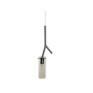 Pendente Bambu PT vidro e metal por Waldir Junior 1xG9 51cm - USINA 16065/15-Padrão Capa Site-Decor Lumen