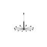 Pendente Gino Preto Alumínio e Acrílico por Waldir Junior 12xG9 45cm - USINA 51055-12- Padrão Site -Decor Lumen 