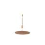 Pendente Ovni Champagne Metálico por Waldir Junior - Alumínio 1xGU10 50cm-Padrão site-Decor Lumen 