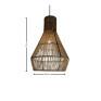 Pendente Sisal Natural (Dimensões)- Decor Lumen