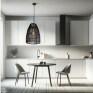Pendente Sisal Preto 40cm (Ambientada) -Decor Lumen 