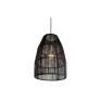 Pendente Sisal Preto 40cm -Decor Lumen