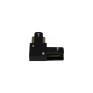 Conector L 90º Para Trilho Preto 