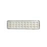 Luminária de Emergência Branca 60 LED's 5W 6500K 20cm - CTB
