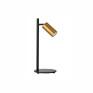 Abajur de Mesa Kalla Dourado e Preto 1xGU10 -capa Decor Lumen