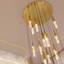 Pendente Alumínio e Cristal Rocha 30XMini GU10 9w Linha Felsen - Ambientação - Decor Lumen
