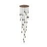 Pendente Alumínio e Cristal Rocha 30XMini GU10 9w Linha Felsen - Capa - Decor Lumen