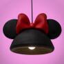 Luminária Pendente Orelha Minnie Preto