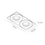 Interlight IL-0189-BM - Dimensões 