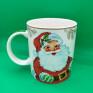 Caenca Papai Noel Fundo Verde