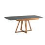 Mesa Elástica Ajustável Ella em Freijó C/Vidro 1,92cm- J.Marcon M2018- Padrão Site- Decor Lumen