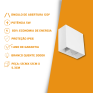 Arandela Branca LED 5W 3000K -Roya-Padrão ficha técnica- Decor Lumen 