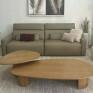 Mesa de Centro Jabuti Média em MDF Damasco 120cm-Corbelli 6278-Ambientação-Decor Lumen 