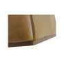 Puff Dallas em couro e madeira 51cm- Artefama-Detalhe 3- Decor Lumen 