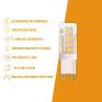 Lâmpada Halopin G9 4.5W 2700K (BQ) 127V -CTB-Padrao Caracteristicas-Decor Lumen 