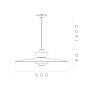 Pendente Colibri 50cm - Dimensões - Decor Lumen