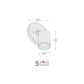 Spot Pergo Mini com Canopla decor lumen dim