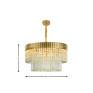 Pendente Tarta 15xG9 Dourado- Studioluce