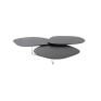 Mesa de centro Drie Preto Fosco em Aço- Artefama/moora -Padrão Site -Decor Lumen 