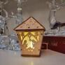 Casa De Madeira Luminosa Led-Ambientação- Decor Lumen 