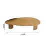 Mesa de Centro Jabuti Média em MDF Damasco 120cm-Corbelli 6278-Padãro Medidas site -Decor Lumen 