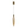 Pendente Lanza Fumê e Dourado 7,8x44cm 4,3W 3000K - Studioluce