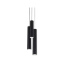 Pendente Orion Nano Tubo Preto 30cm - conj