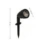 Espeto em ABS 33cm Preto 3000K IP65 5w - Evoled LE-8749 - Dimensões Decor Lumen