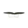 Mesa de centro Drie Preto Fosco em Aço- Artefama/moora -Padrão Site -Decor Lumen 