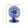 Ventilador Parede/Mesa em Plástico 5ocm Azul-Venti Delta-Padrão Medidas Site-Decor Lumen 