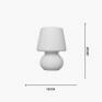Abajur Micro Lampe USare  com medidas-Decco Lumen