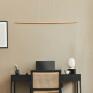 Pendente Linear Ayó – Luz Direta LED 20W 2700K em Madeira e Metal - Studio Luce
