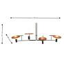 Pendente DOT 4GU10 - Dimensões- Decor Lumen