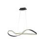 Pendente Flow Preto LED 30W Capa - Decor Lumen