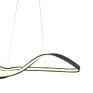Pendente Flow Preto LED 30W detalhe - Decor Lumen