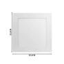 Painel de Embutir Branco 22,5 cm 20W 4000K BIV - Save Energy SE-240.3005-Padrão Medidas site-Decor Lumen 