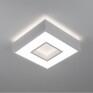 Plafon Metal e Acrílico New Chess Quadrado LED 3000K 26,5cm - New Line 510BT