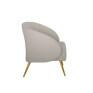 Poltrona Wind Pé Palito Castanho 85cm- Combinare 10254-Detalhes-Decor Lumen 