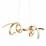 Pendente em Metal Dourado 45W 3000K Linha Fluire - Bella RE006 - Detalhes 1 - Decor Lumen