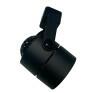 Lateral spot preto para trilho