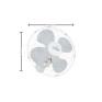 Ventilador de Parede Delta Premiun em Aço Branco 4 hélices- Venti Delta -Padrão Medidas Site-Decor Lumen