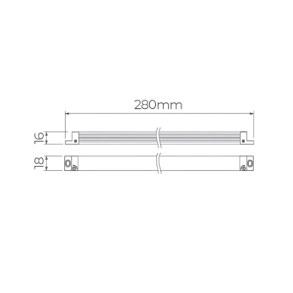 Fonte Driver LED Ultrafino 24W 12V BIV - Stella