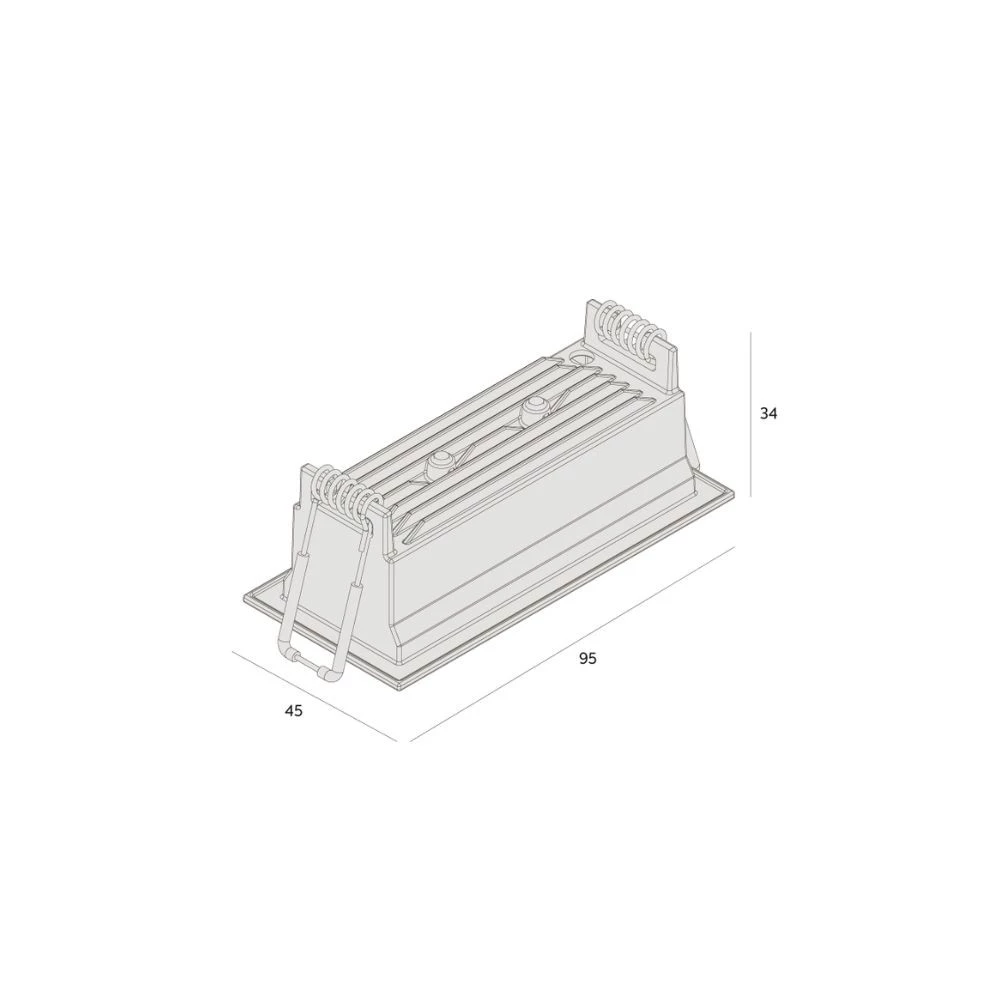 Spot  Embutir Recuado Picco 7w - Interlight 4992