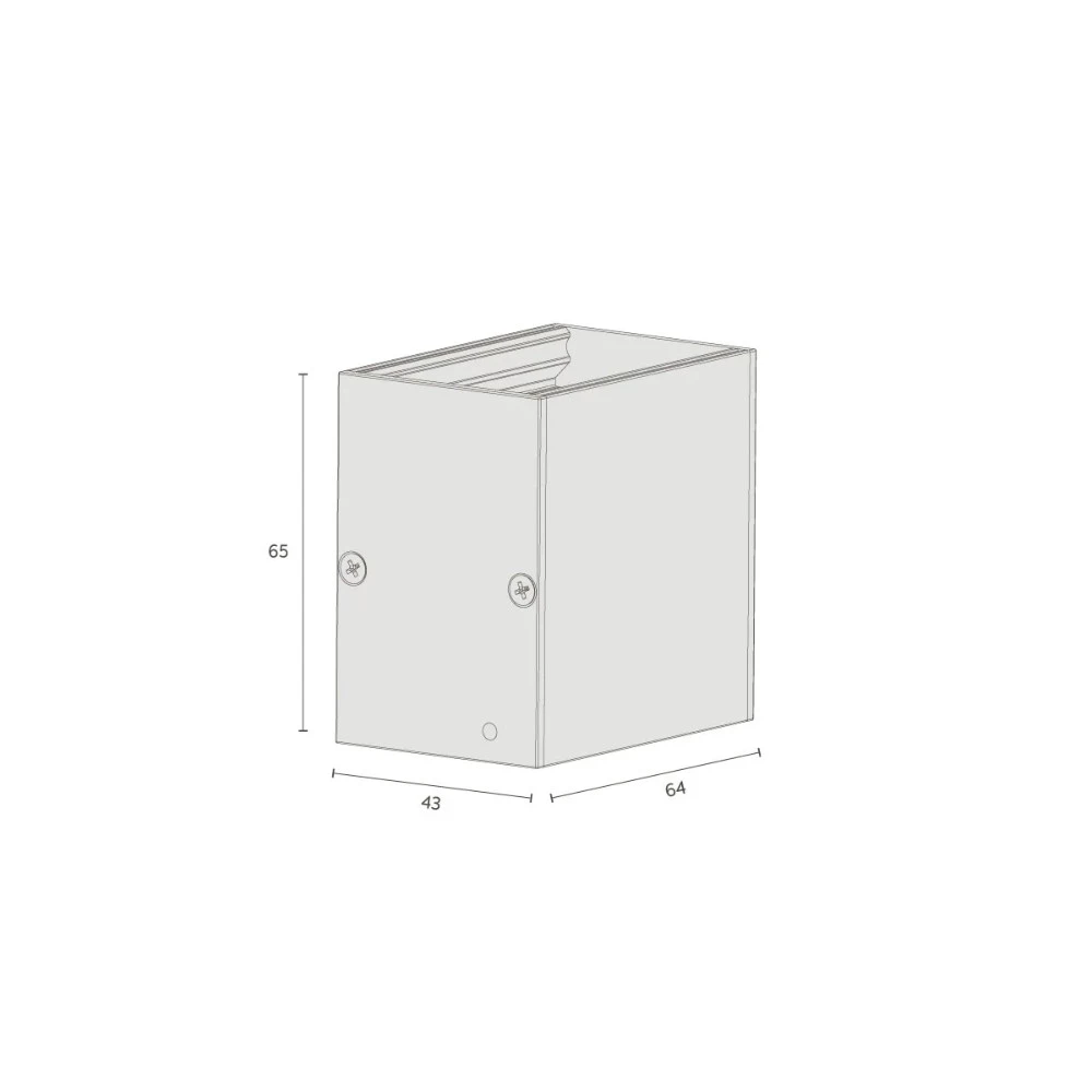 Spot  Sobrepor Recuado Orientável Picco 3W - Interlight IL 2781